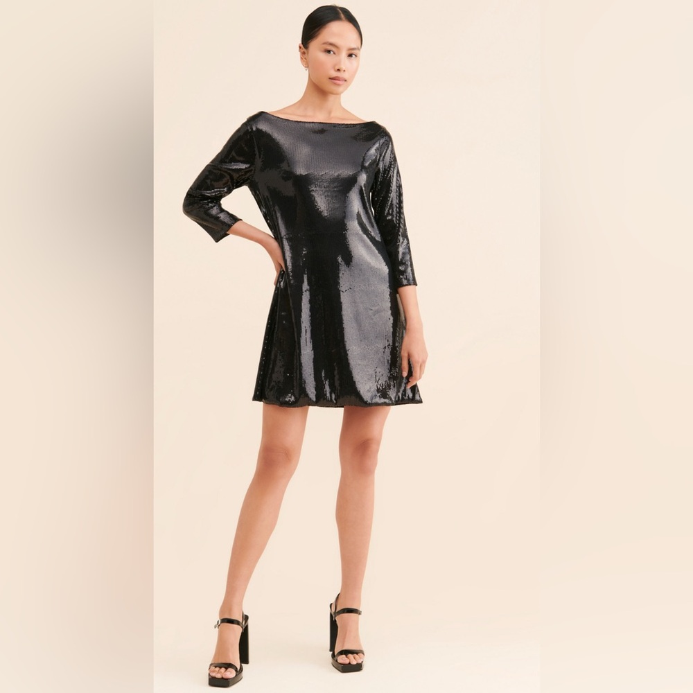 Sequin Shift Dress